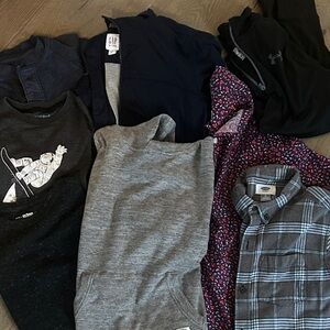 Large LOT Boys Size 8/Medium Tops